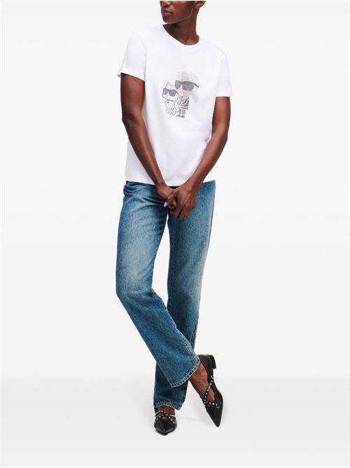T-shirt donna maniche corte Karl Lagerfeld | A1W17131JJ100